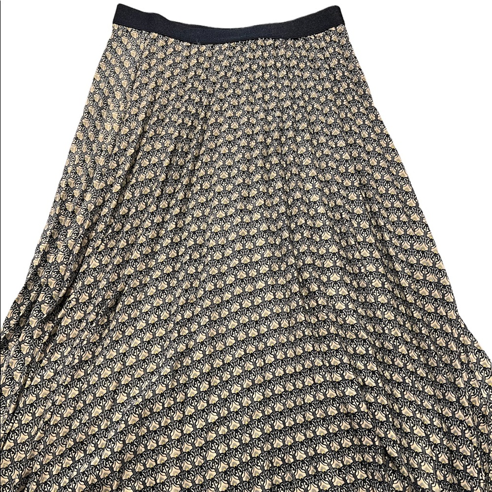 Max Studio micro pleat midi skirt